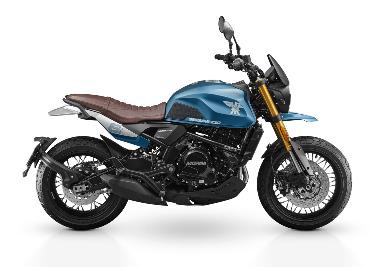Moto Morini Seiemmezzo SCR 650 Blue Storm - Locos por las Motos