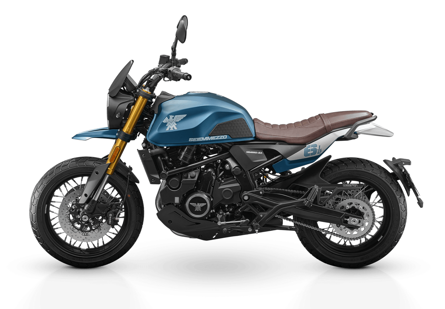 Moto Morini Seiemmezzo SCR 650 Blue Storm - Locos por las Motos